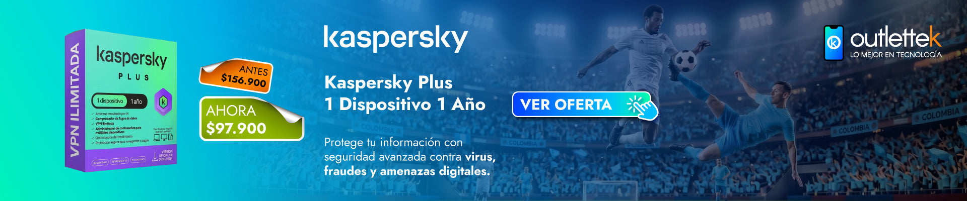 Licencia kaspersky plus antivirus oulettek