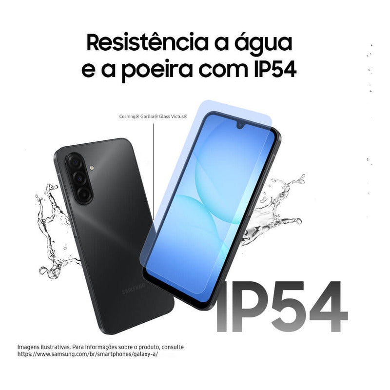 Teléfono Móvil Samsung Galaxy A17 Con Ia, 128 Gb, 4 Gb De Ram, Cámara De 50 Mp, Pantalla De 6.7 Pulgadas, Nfc, Ip54, Gris