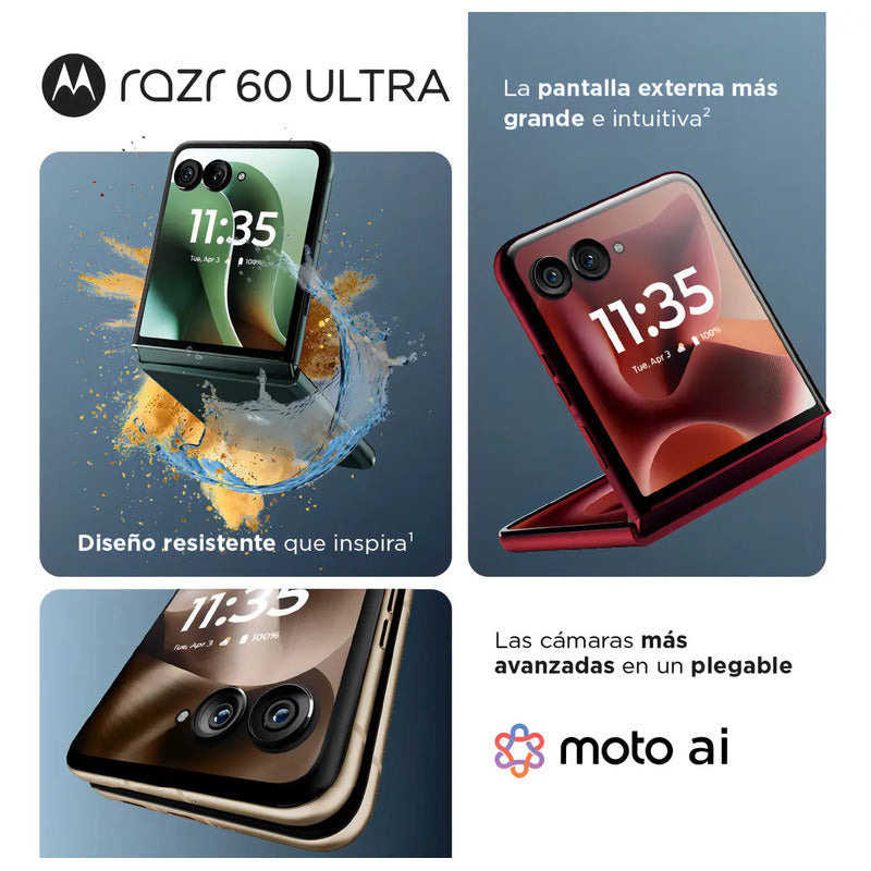 Celular Motorola Razr 60 Ultra 1tb + 16gb Ram Dual Sim Snapdragon 8 Elite - Café