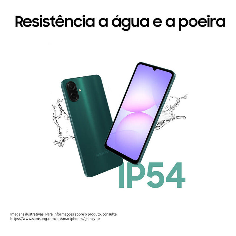 Samsung Galaxy A07 128 Gb, Teléfono Celular De 4 Gb, Cámara De 50 Mp, Pantalla 6.7, Protección Ip54, Procesador De 6 Nm, Verde