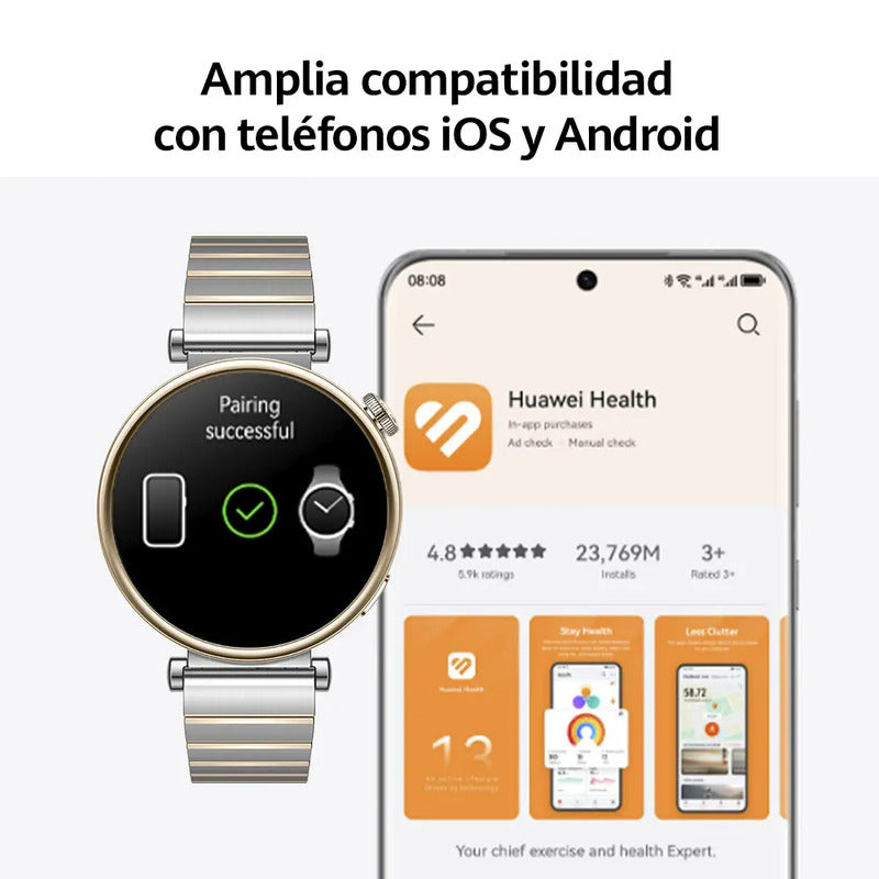 Smartwatch Reloj Inteligente Huawei Watch Gt 4 41mm Plata (nuevo Con Caja Abierta)
