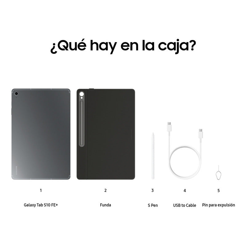 Samsung Galaxy Tab S10 Fe 128gb Wifi S Pen Pantalla 10.9'' Color Gris