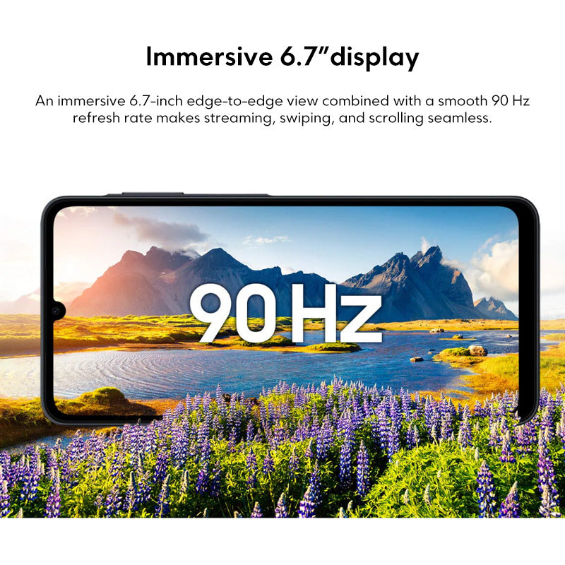Samsung Galaxy A07 128 Gb, Teléfono Celular De 4 Gb, Cámara De 50 Mp, Pantalla 6.7, Protección Ip54, Procesador De 6 Nm, Negro