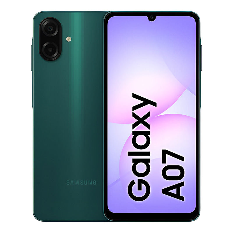 Samsung Galaxy A07 128 Gb, Teléfono Celular De 4 Gb, Cámara De 50 Mp, Pantalla 6.7, Protección Ip54, Procesador De 6 Nm, Verde