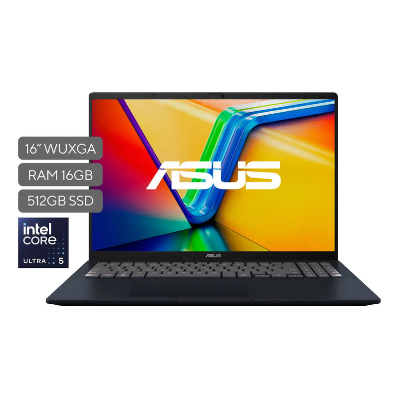 Portatil Asus Vivobook 16 Intel Core Ultra 5 16gb 512gb 16  Azul