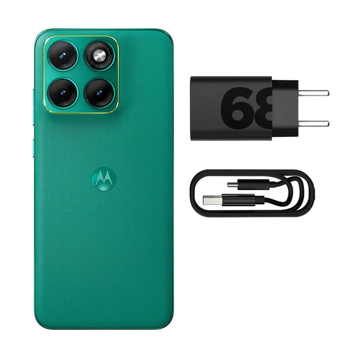 Smartphone Motorola Edge 70 Fusion 5g, 256 Gb, 24 Gb (8 Gb De Ram + 16 Gb De Ram Boost), Cámara Sony Lytia 710 De 50 Mp, Pantalla Extreme Amoled De 144 Hz De 1,5 K, Color Verde