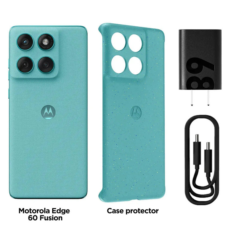 Celular Motorola Edge 60 Fusion 128gb + 8gb Ram Dual Sim Ultra Resistencia Militar Ip68 - Verde