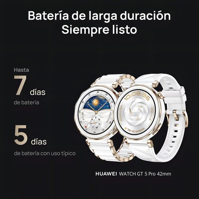 Smartwatch Huawei Watch Gt 5 Pro 42mm Blanco (nuevo Con Caja Abierta)