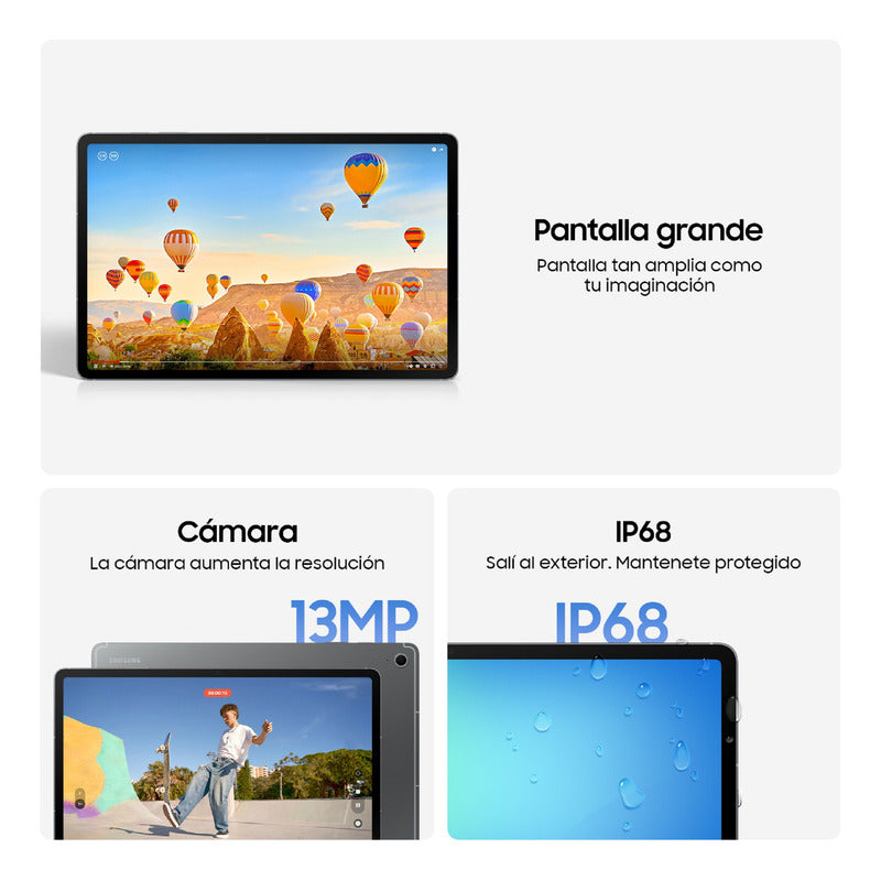 Samsung Galaxy Tab S10 Fe 128gb Wifi S Pen Pantalla 10.9'' Color Gris