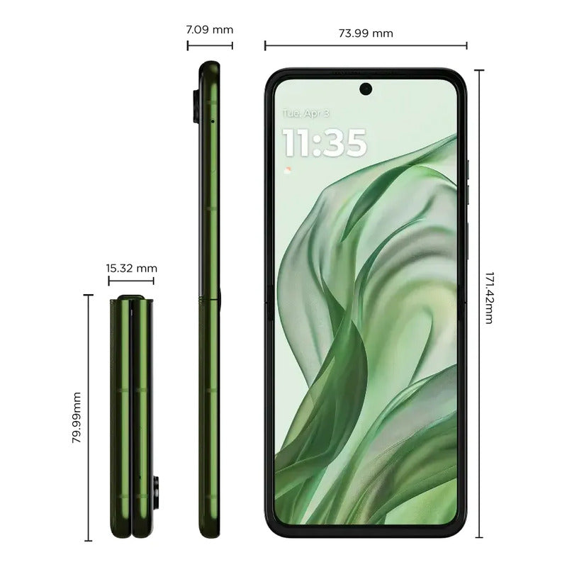 Celular Motorola Moto Razr 50 Ultra 5g 512gb 12gb Verde Oscuro