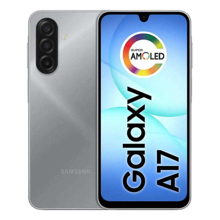 Teléfono Móvil Samsung Galaxy A17 Con Ia, 128 Gb, 4 Gb De Ram, Cámara De 50 Mp, Pantalla De 6.7 Pulgadas, Nfc, Ip54, Gris