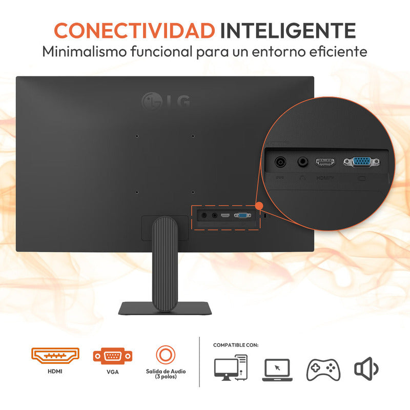 Monitor 23.8 LG 24u411a-b 5ms 120hz Ips Full Hd Hdmi D-sub Negro