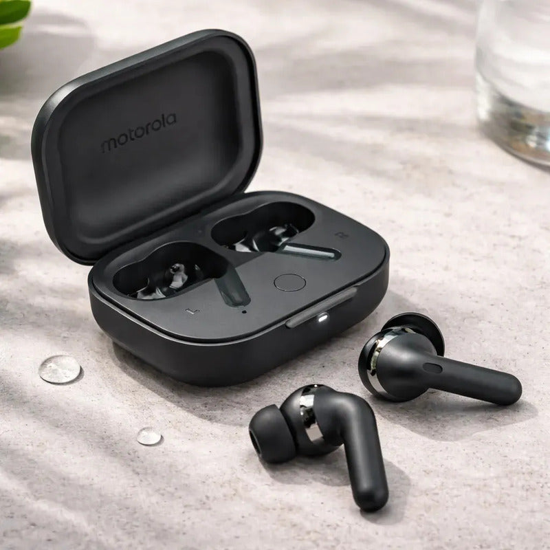 Audífonos Moto Buds + Sound By Bose Resistentes Al Agua - Negro