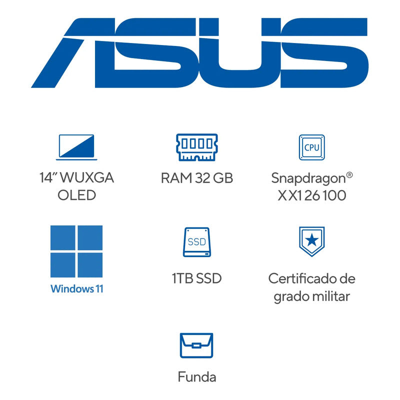 Portátil Asus Asus Zenbook A14 Gris