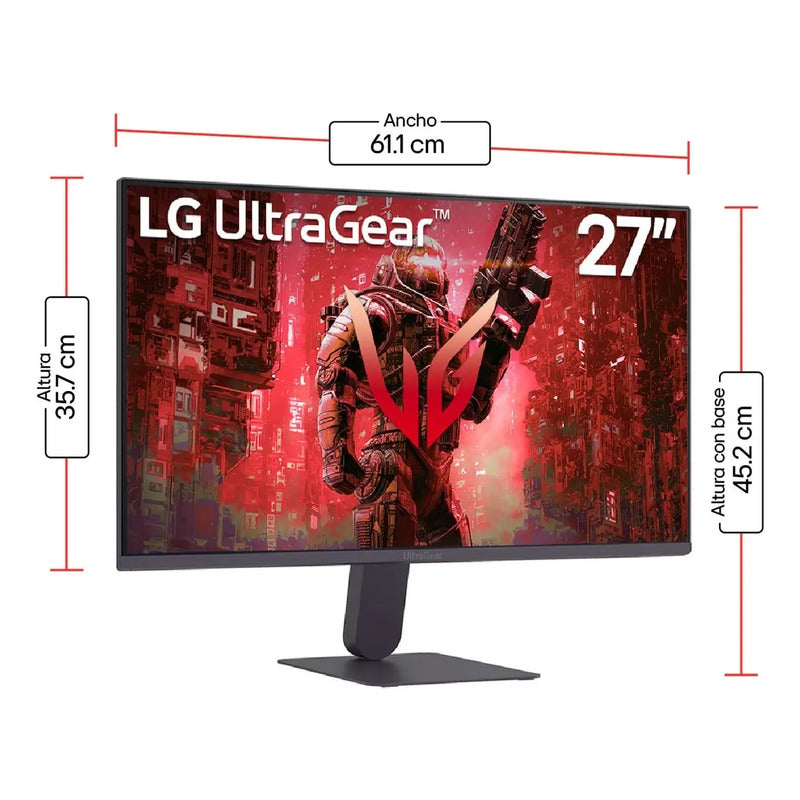 Monitor LG 27 Ips Fhd 144hz 27g411a Negro Negro 110v
