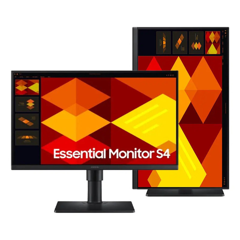 Monitor Ajustable Samsung 22 Essential Full Hd Ips 100hz Negro Ls22d402 110v