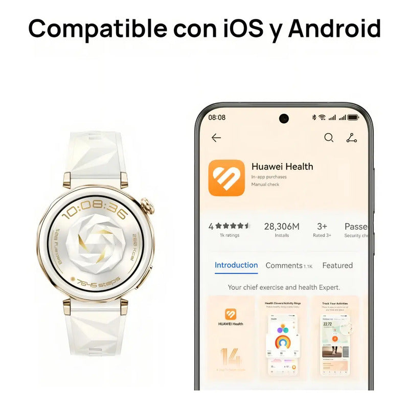 Smartwatch Huawei Watch Gt 5 Pro 42mm Blanco (nuevo Con Caja Abierta)