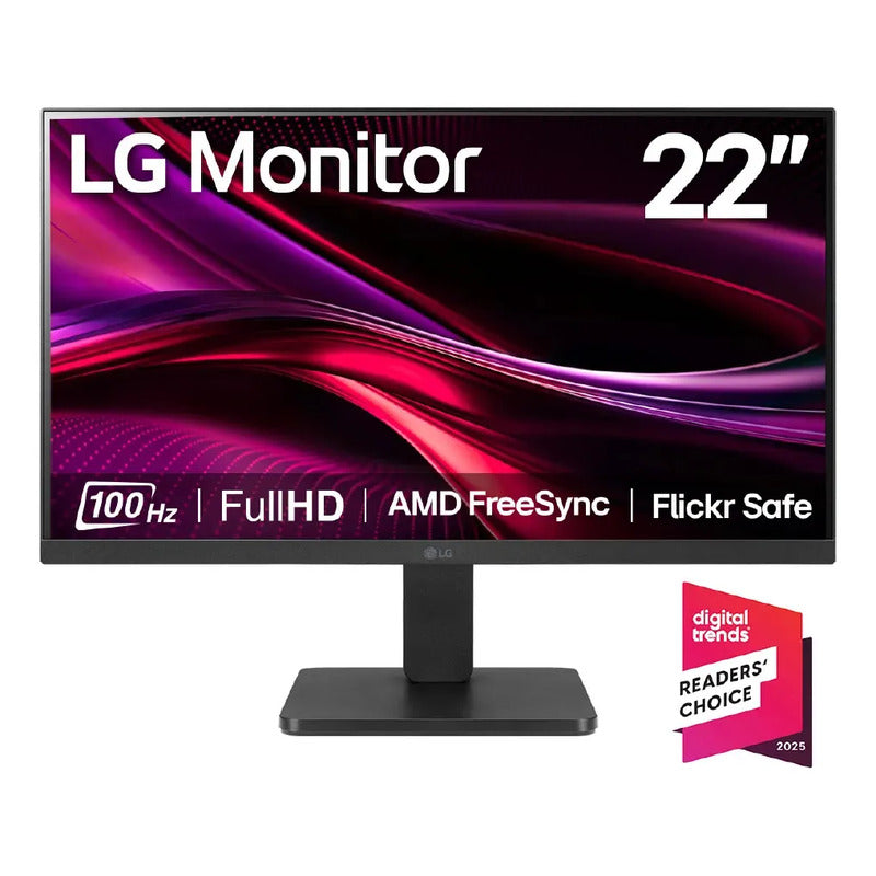 Monitor LG Ips 22 Fhd 100hz 22u401a Negro