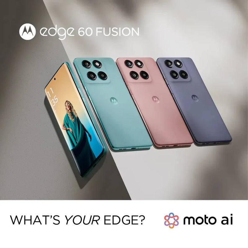 Celular Motorola Edge 60 Fusion 128gb + 8gb Ram Dual Sim Ultra Resistencia Militar Ip68 - Verde