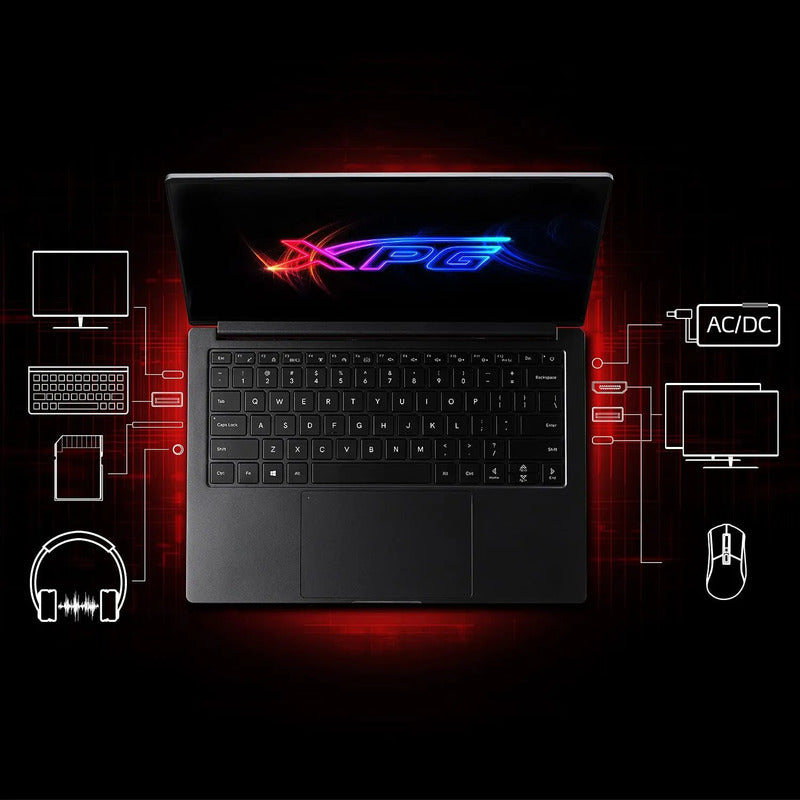 Portátil Xpg Xenia 14 Ci5 16gb 512gb Ssd Lifestyle Ultrabook Negro