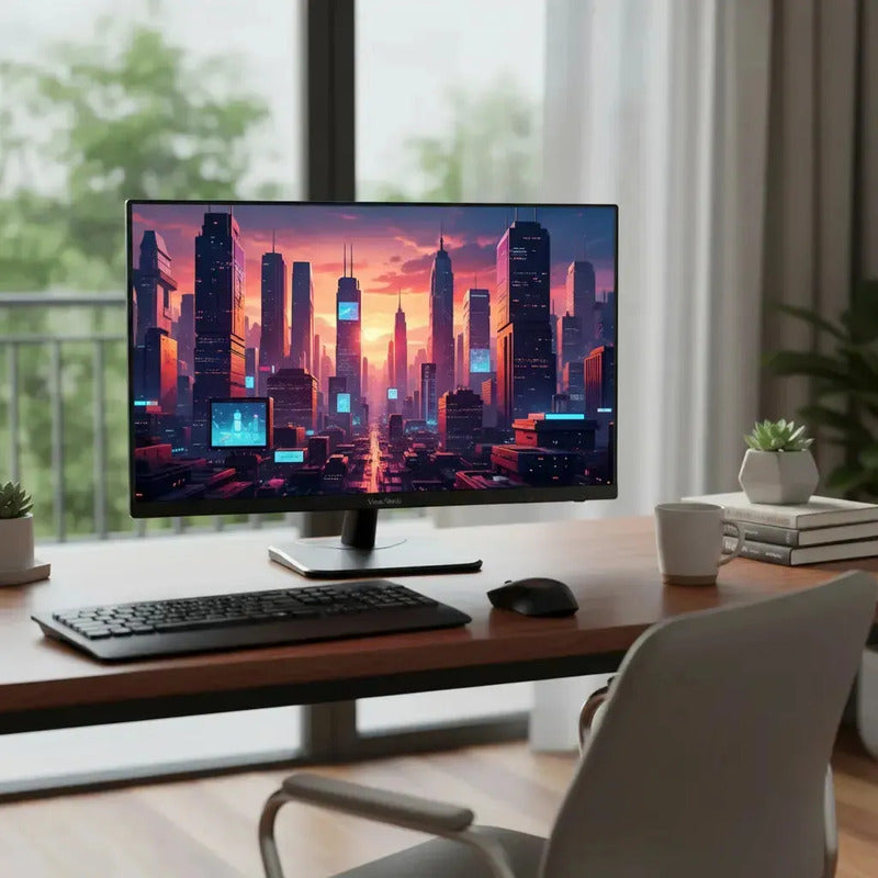 Monitor Gamer Viewsonic Con Pantalla De 22  100hz Y Resolución Full Hd Negro 110v