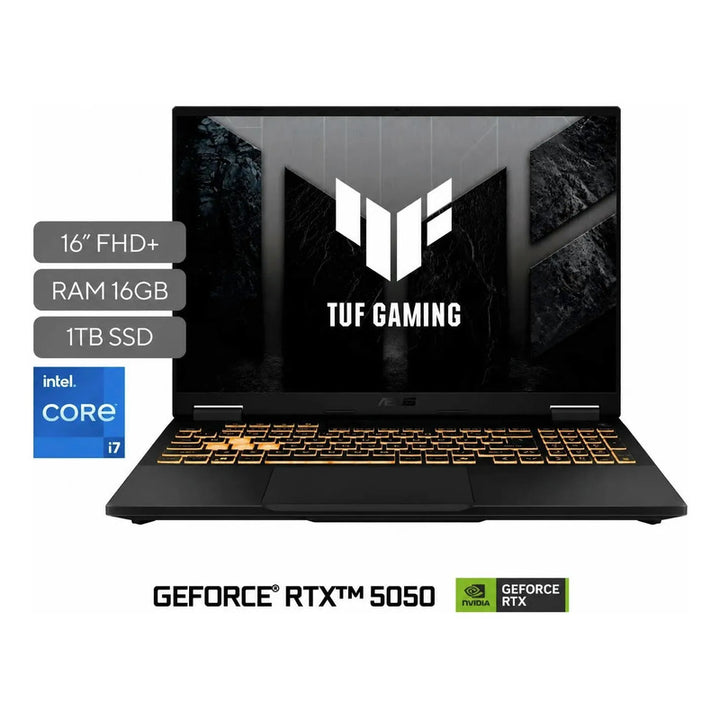Portatil Asus Tuf Gaming F16 Intel Core I7 16gb 1tb Rtx 5050 Gris