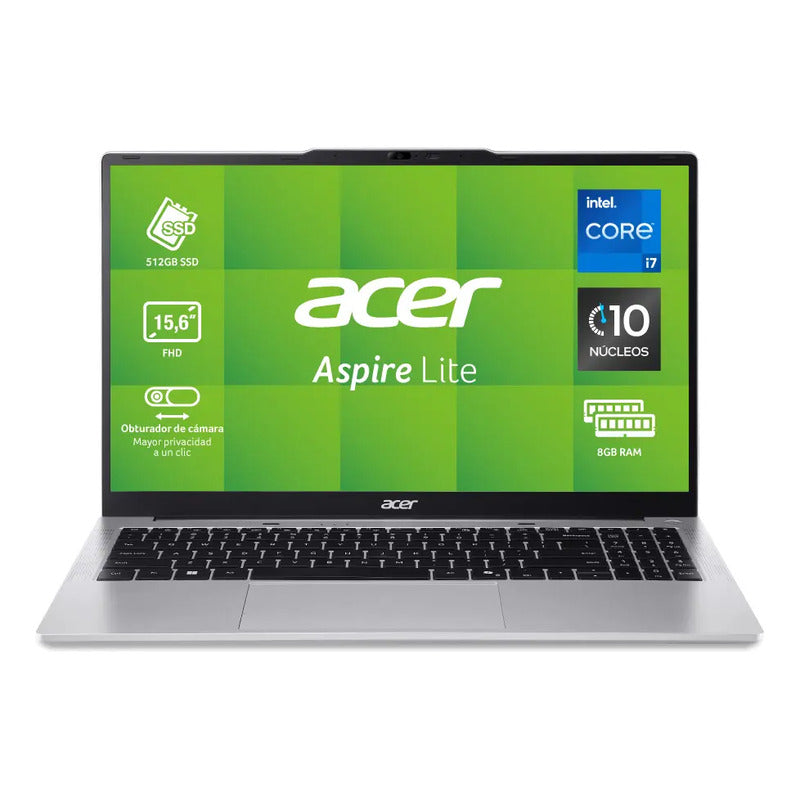 Portátil Acer Al15-72p-71th Ci7 13620h 8gb Ram 512gb Ssd Gris