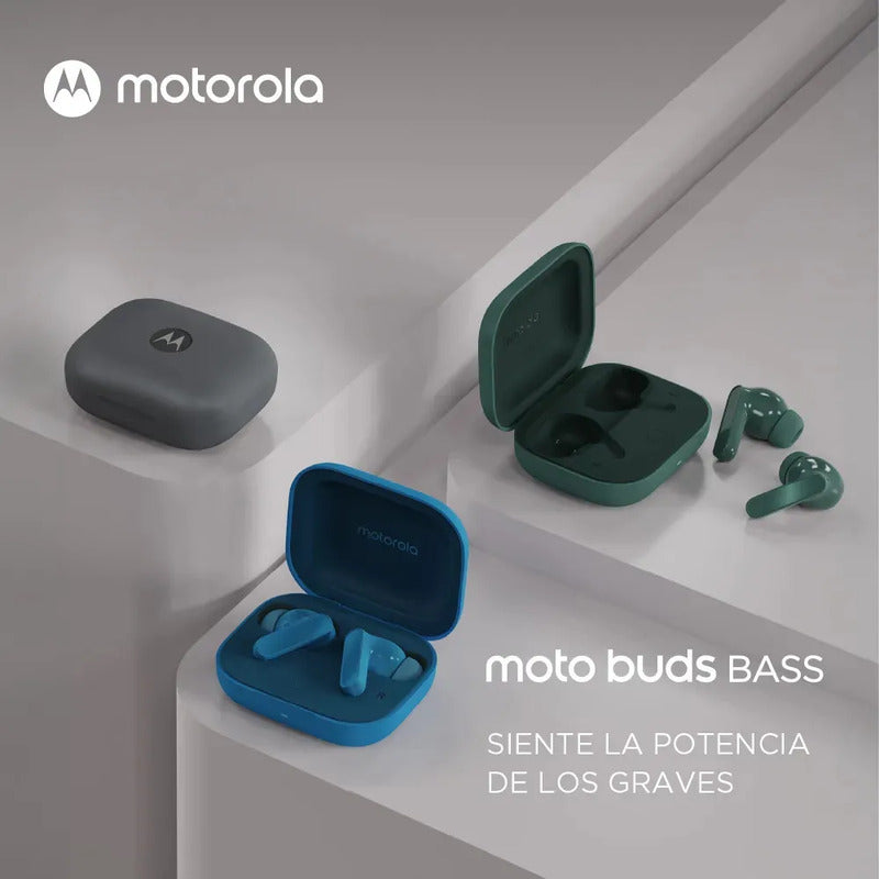 Audífonos Moto Buds Bass - Verde (con Cancelación De Ruido)