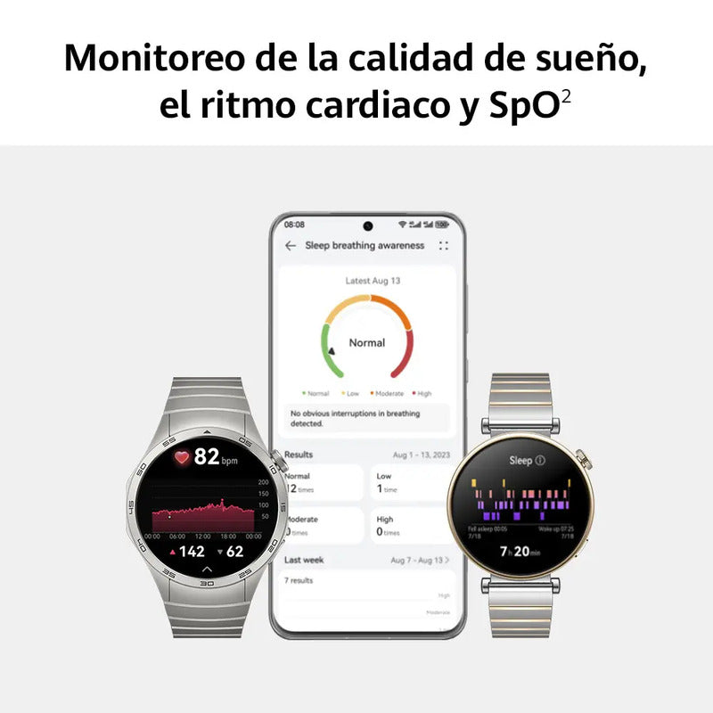 Smartwatch Reloj Inteligente Huawei Watch Gt 4 41mm Plata (nuevo Con Caja Abierta)