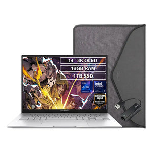 Portátil Asus Ux3405ma Core Ultra I7 155h 16gb 1tb Zenbook Color Gris