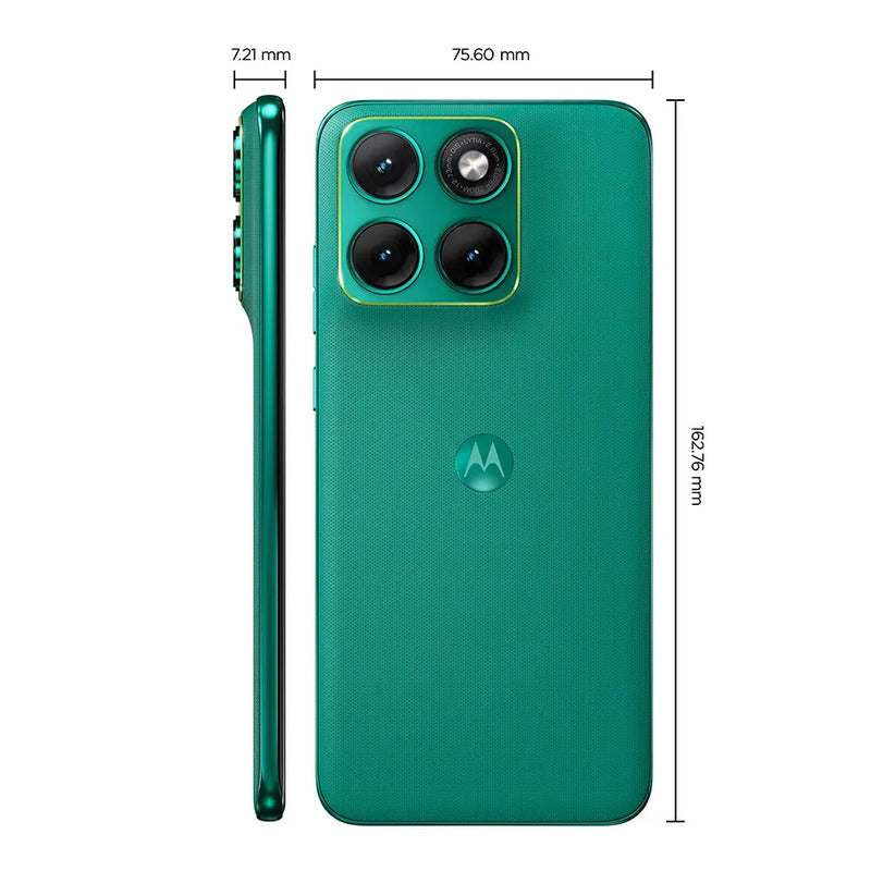 Smartphone Motorola Edge 70 Fusion 5g, 256 Gb, 24 Gb (8 Gb De Ram + 16 Gb De Ram Boost), Cámara Sony Lytia 710 De 50 Mp, Pantalla Extreme Amoled De 144 Hz De 1,5 K, Color Verde