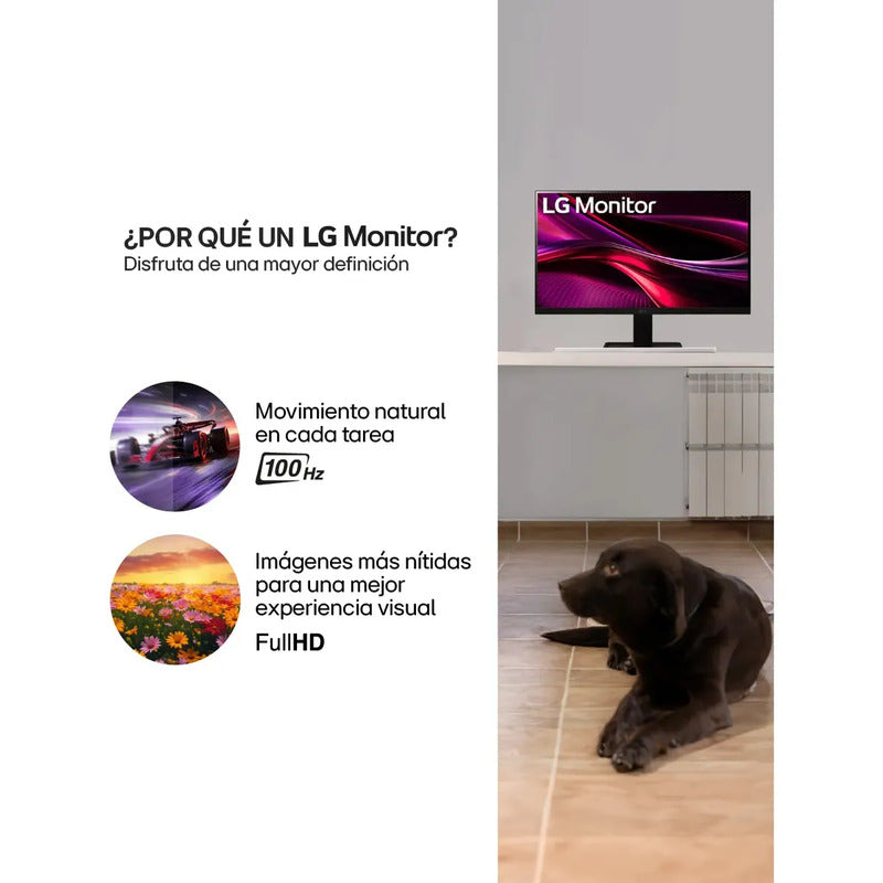 Monitor LG Ips 22 Fhd 100hz 22u401a Negro