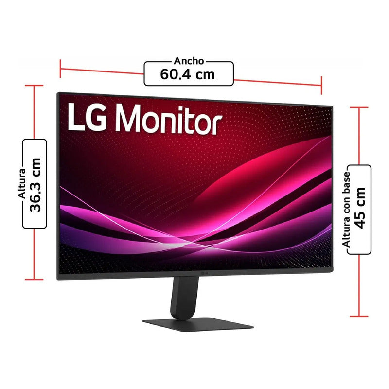 Monitor LG 27 Pulgadas Ips 120hz Hdr 10 1ms Full Hd 27u411a-b Negro 110v