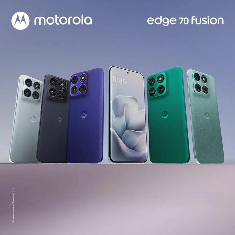 Smartphone Motorola Edge 70 Fusion 5g, 256 Gb, 24 Gb (8 Gb De Ram + 16 Gb De Ram Boost), Cámara Sony Lytia 710 De 50 Mp, Pantalla Extreme Amoled De 144 Hz De 1,5 K, Color Verde